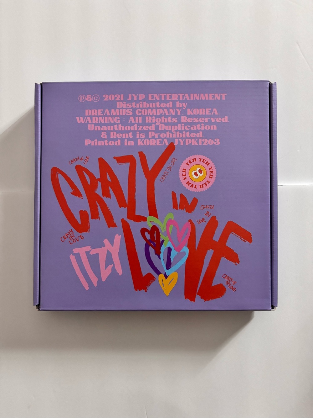 ITZY "Crazy In Love" Purple Album Box